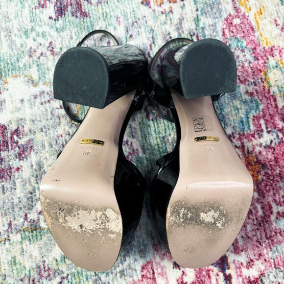 Gucci Patent Leather Claudie Platform Sandals - Picture 7 of 11